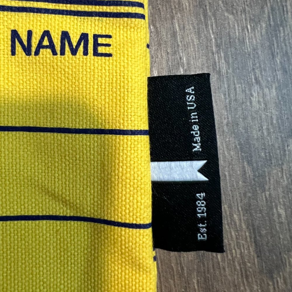 Out of Print Library Card: Yellow tote bag - Picture 8 of 8